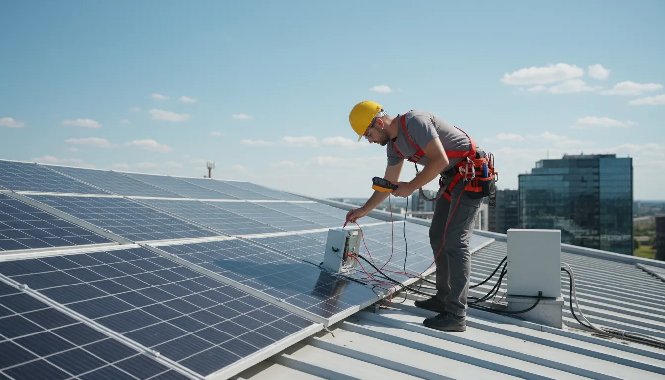 Image de couverture : Perte de production photovoltaïque : causes et solutions - Guide assurance décennale